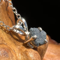 Raw Benitoite Crystal Necklace Sterling #2792-Moldavite Life