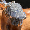 Raw Benitoite Crystal in Matrix Pendant Sterling #2507A-Moldavite Life
