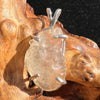 Raw Libyan Desert Glass Pendant Sterling Silver #11-Moldavite Life