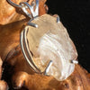 Raw Libyan Desert Glass Pendant Sterling Silver #12-Moldavite Life