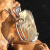 Raw Libyan Desert Glass Pendant Sterling Silver #13-Moldavite Life