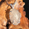 Raw Libyan Desert Glass Pendant Sterling Silver #16-Moldavite Life