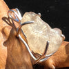 Raw Libyan Desert Glass Pendant Sterling Silver #2-Moldavite Life