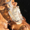 Raw Libyan Desert Glass Pendant Sterling Silver #22-Moldavite Life