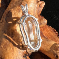 Raw Libyan Desert Glass Pendant Sterling Silver #22-Moldavite Life