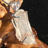 Raw Libyan Desert Glass Pendant Sterling Silver #6-Moldavite Life