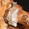 Raw Libyan Desert Glass Pendant Sterling Silver #6-Moldavite Life