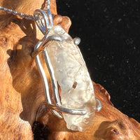 Raw Libyan Desert Glass Pendant Sterling Silver #9-Moldavite Life