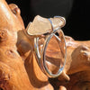 Raw Libyan Desert Glass Ring Size 9 #2985-Moldavite Life