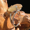 Raw Libyan Desert Glass Ring Size 9 #2987-Moldavite Life