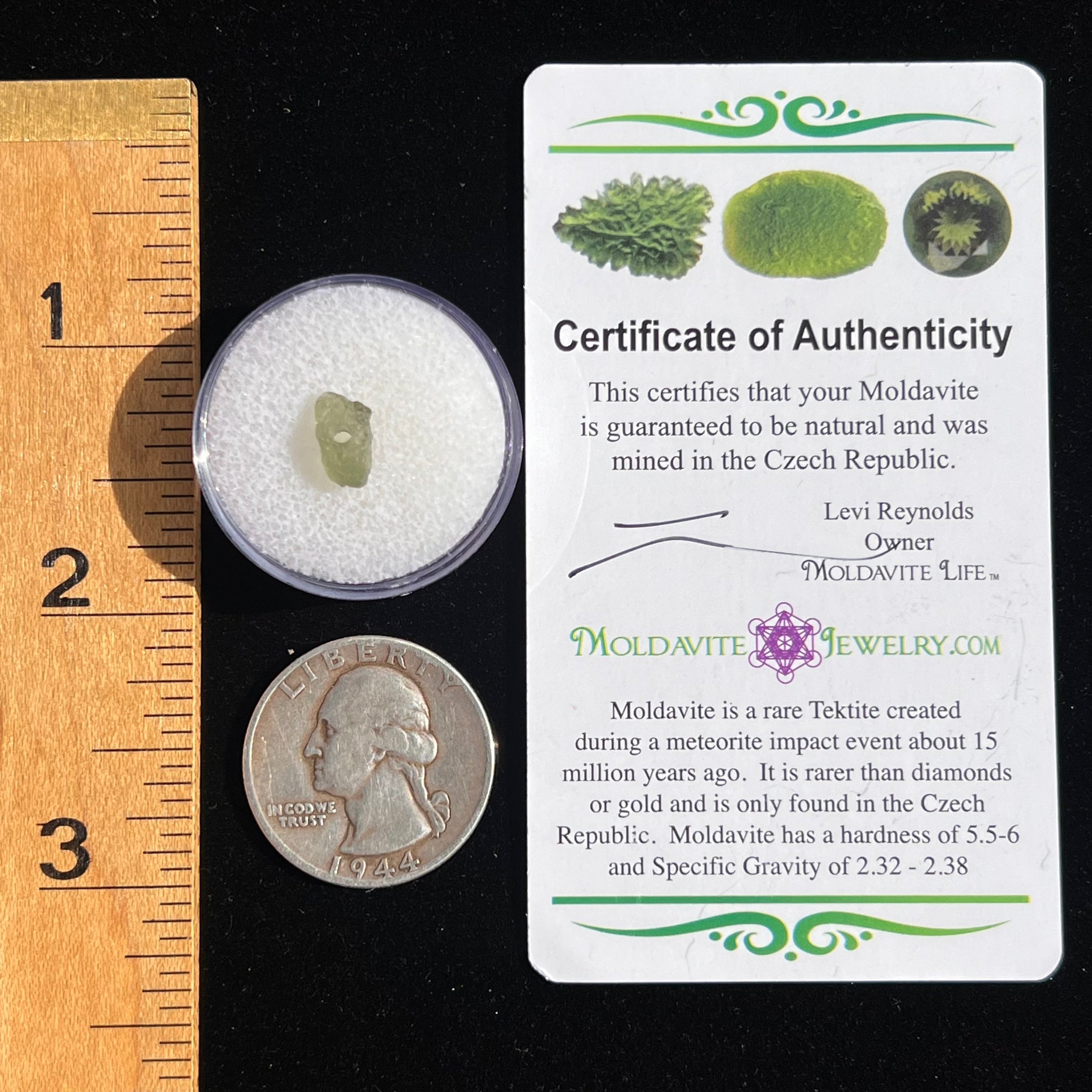 Raw Moldavite Bead for Jewelry Making #20-Moldavite Life