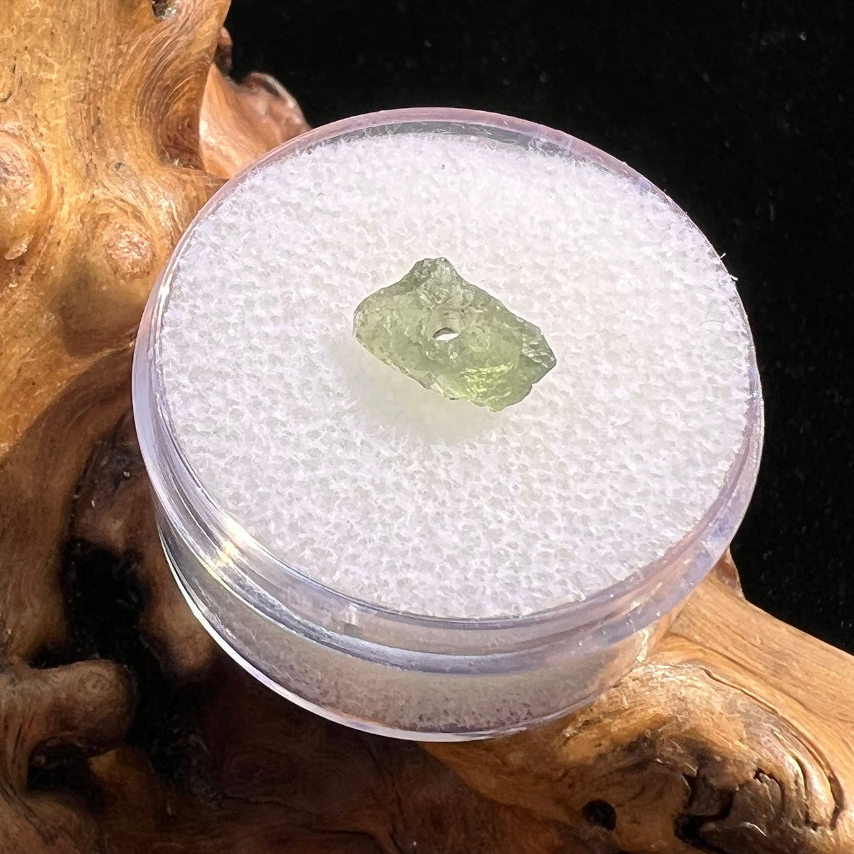 Raw Moldavite Bead for Jewelry Making #20-Moldavite Life