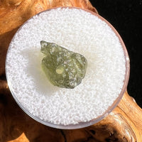 Raw Moldavite Bead for Jewelry Making #24-Moldavite Life
