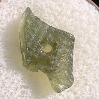 Raw Moldavite Bead for Jewelry Making #32-Moldavite Life