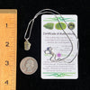 Raw Moldavite Pendant Oval Shape Sterling Silver #2226-Moldavite Life