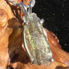 Raw Moldavite Necklace Sterling Silver #2430-Moldavite Life