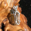 Raw Moldavite Pendant Sterling Silver #2246-Moldavite Life
