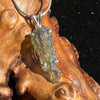 Raw Moldavite Pendant Sterling Silver #2249-Moldavite Life