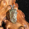 Raw Moldavite Pendant Sterling Silver #2256-Moldavite Life