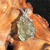 Raw Moldavite Pendant Sterling Silver #2292-Moldavite Life