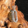 Raw Moldavite Pendant Sterling Silver #2293-Moldavite Life