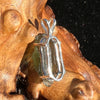 Raw Moldavite Pendant Sterling Silver #2307-Moldavite Life