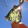 Raw Moldavite Pendant Sterling Silver #5033-Moldavite Life