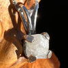 Raw Phenacite Pendant Necklace Sterling #3952-Moldavite Life