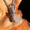 Raw Phenacite Pendant Necklace Sterling #3958-Moldavite Life