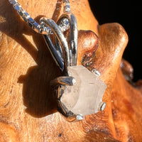 Raw Phenacite Pendant Necklace Sterling #3961-Moldavite Life