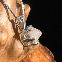 Raw Phenacite Pendant Necklace Sterling #3963-Moldavite Life