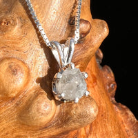 Raw Phenacite Pendant Necklace Sterling #3964-Moldavite Life