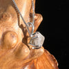 Raw Phenacite Pendant Necklace Sterling #3967-Moldavite Life