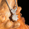 Raw Phenacite Pendant Necklace Sterling #3968-Moldavite Life