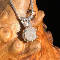 Raw Phenacite Pendant Necklace Sterling #3969-Moldavite Life
