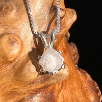 Raw Phenacite Pendant Necklace Sterling #3970-Moldavite Life