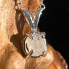 Raw Phenacite Pendant Necklace Sterling #3973-Moldavite Life