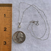 Raw Phenacite Pendant Necklace Sterling #3973-Moldavite Life