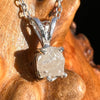 Raw Phenacite Pendant Necklace Sterling #3975-Moldavite Life