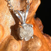 Raw Phenacite Pendant Necklace Sterling #3977-Moldavite Life