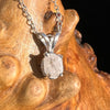 Raw Phenacite Pendant Necklace Sterling #3978-Moldavite Life