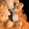 Raw Phenacite Pendant Necklace Sterling #3979-Moldavite Life