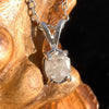Raw Phenacite Pendant Necklace Sterling #3980-Moldavite Life