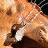 Raw Phenacite Pendant Necklace Sterling Nigerian #3410-Moldavite Life