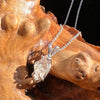Raw Phenacite Pendant Necklace Sterling Nigerian #3415-Moldavite Life