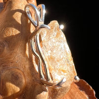 Raw Phenacite Pendant Sterling Silver Nigerian #3425-Moldavite Life