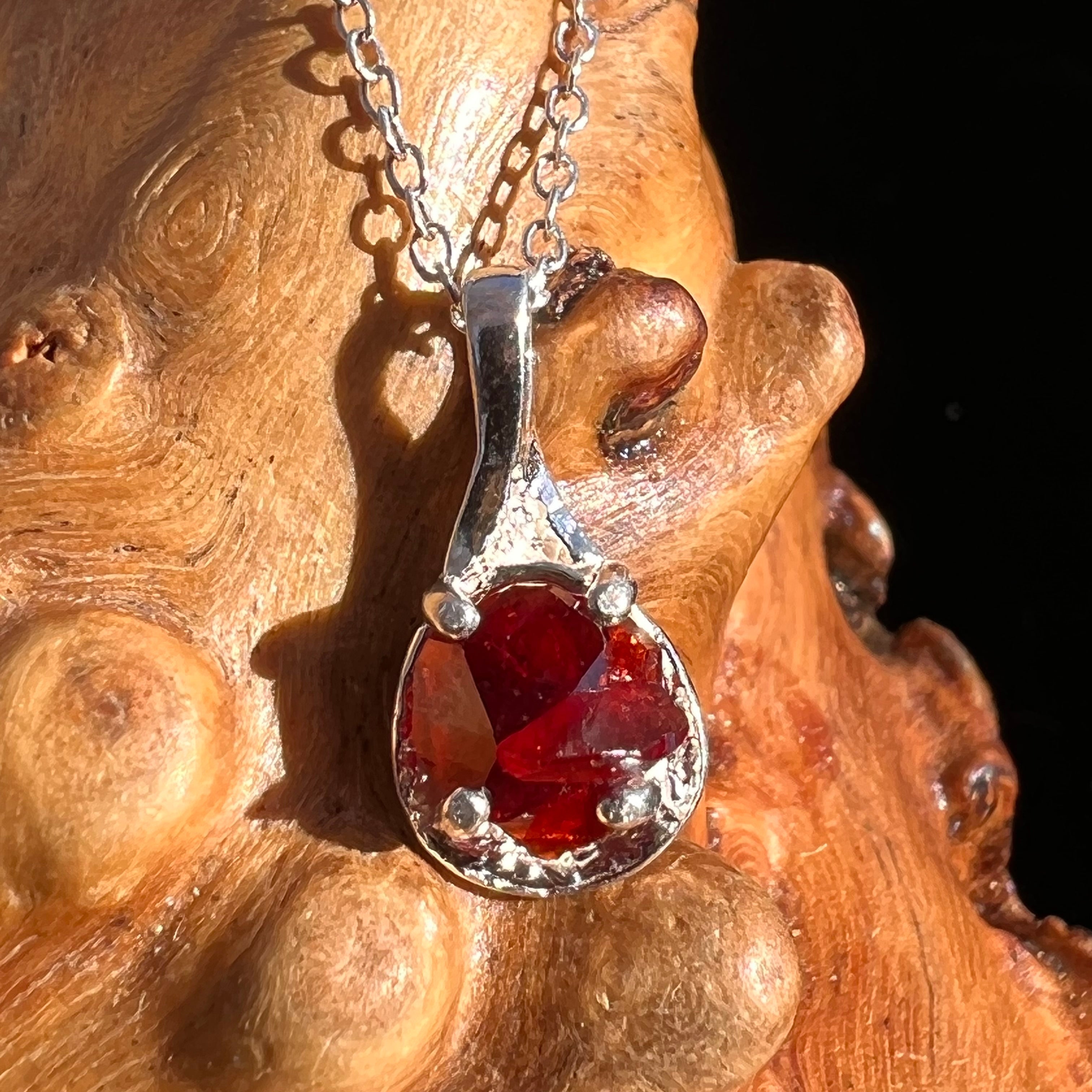 Outlets Rubellite tourmaline pendant