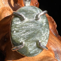 Seraphinite Pendant Sterling Silver #2851-Moldavite Life