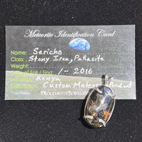Sericho Meteorite Pendant Sterling Silver #3-Moldavite Life