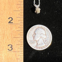 Small Tatahouine Meteorite Necklace Sterling #112-Moldavite Life
